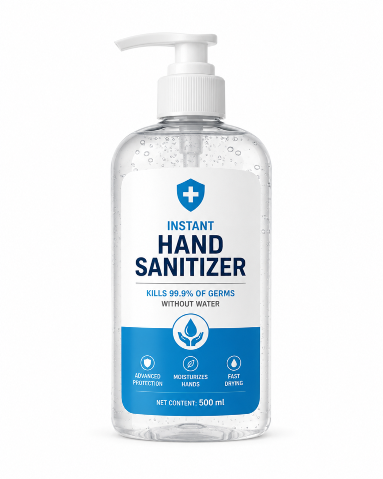 Instant Hand Sanitizer – 99.9% Germ Protection | 500ml