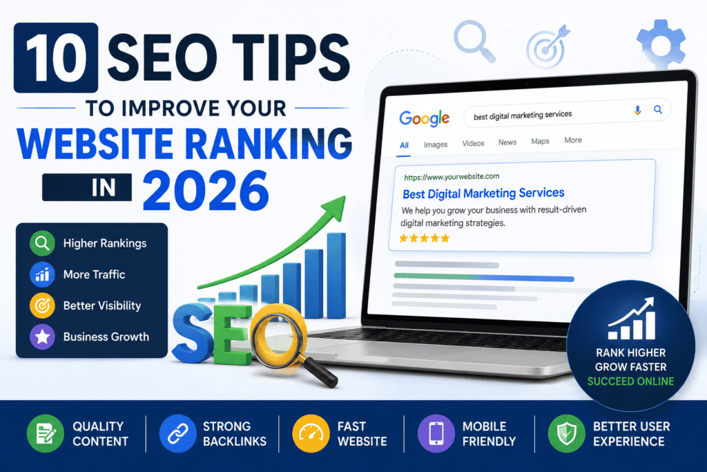 10 SEO tips to improve website ranking in 2026